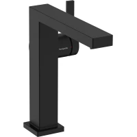 Смеситель для раковины Hansgrohe Tecturis E 73041670 CoolStart, без донного клапана, черный матовый