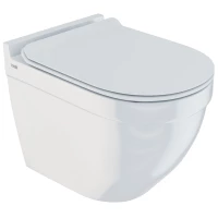 Унитаз подвесной IDDIS Cloud CLORDSEi25 безободковый, с сиденьем микролифт, белый