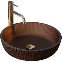 Раковина-чаша Rea Jodi REA-U0273 42x42 см, накладная, коричневый