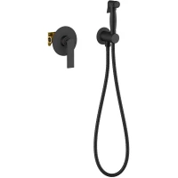Гигиенический душ Timo Anni 2789/03SM со смесителем, черный матовый