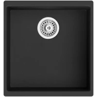 Кухонная мойка PEZARO PZG.400.400-10.COSMOS 43x46 см, черный металлик