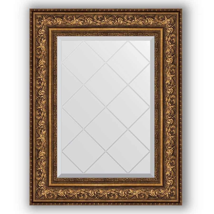 Зеркало 60x78 см виньетка состаренная бронза Evoform Exclusive-G BY 4040