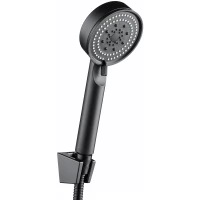 Душевой гарнитур Voda VS101Black 3 режима, черный матовый