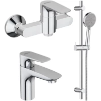 Комплект смесителей Damixa Origin Evo 782000000 + 780210000 + 918100000