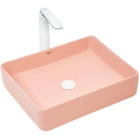 Раковина-чаша WeltWasser Elbach 2178 MP 10000004511 51x40,5 см, накладная, розовый матовый