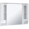 Зеркальный шкаф 105x80 см белый Runo Стиль 00000001119 - 2