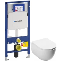 Комплект подвесной унитаз MEER MR-2108 + система инсталляции Geberit 111.300.00.5