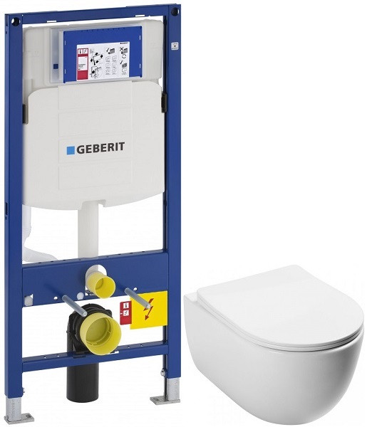 Комплект подвесной унитаз MEER MR-2108 + система инсталляции Geberit 111.300.00.5 SETMR2108/4 - фото 1