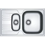Изображение товара кухонная мойка franke euroform efn 651-78 матовая сталь 101.0035.407