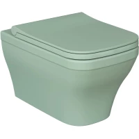 Унитаз подвесной Ambassador Benefit 203T21001R безободковый, мятный матовый