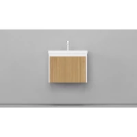 Тумба белый матовый/шатанэ 58,9 см Velvex Klaufs tpKLA.60.1Y-617.216