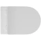 Унитаз подвесной Aqueduto Ovo OVO0120 безободковый, с сиденьем микролифт, белый матовый - 5