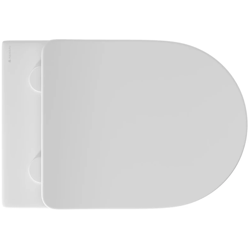 Унитаз подвесной Aqueduto Ovo OVO0120 безободковый, с сиденьем микролифт, белый матовый