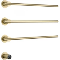 Полотенцесушитель электрический Wonzon & Woghand Dortmund WW-A363-BG 475x584, встраиваемый, МЭМ левый/правый, золотой матовый