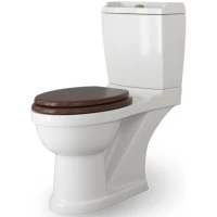 Унитаз-компакт с сиденьем микролифт Della Boston OAK bronze DE721090123