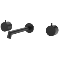 Смеситель для раковины Teska Casa E5608 встраиваемый, без донного клапана, черный матовый