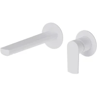 Смеситель для раковины Newform Haka 72028E.01.014 встраиваемый, без донного клапана, белый матовый