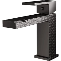 Смеситель для раковины Knotlor Stable KN-20/GMP вороненая сталь