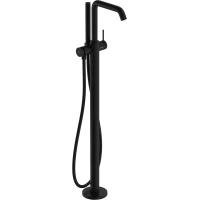 Смеситель напольный для ванны Hansgrohe Tecturis S 73440670 черный матовый