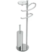 Комплект для туалета Stil Haus Liz 857(08) напольный, хром