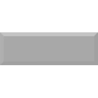 Плитка Monocolor Biselado Brillo Plata 10x30