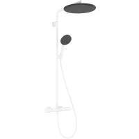 Душевая система Hansgrohe Raindance Alive S 24594700 300 мм, с термостатом, белый матовый