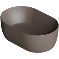 Раковина-чаша Alice Unica 32120143 55x35 см, накладная, кофе матовый