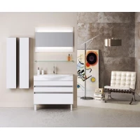 Комплект мебели белый глянец 80 см Aqwella 5 Stars Bergamo Ber.01.08/n/W + Ber.08.04.D + Ber.02.08