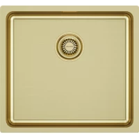 Кухонная мойка Paulmark Vista PM304844-LG 48x44 см, светлое золото