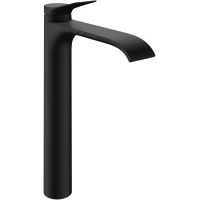 Смеситель для раковины Hansgrohe Vivenis 75045670 CoolStart, без донного клапана, черный матовый