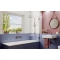 Шторка для ванны 69,5 см Ambassador Bath Screens 16041101 прозрачное - 2