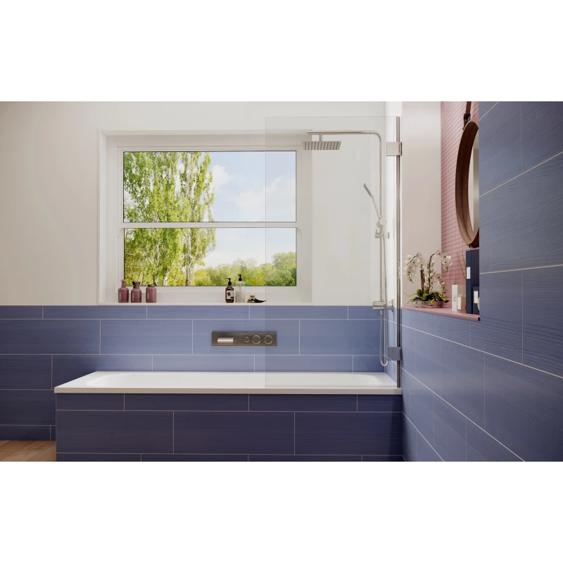 Шторка для ванны 69,5 см Ambassador Bath Screens 16041101 прозрачное