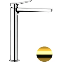 Смеситель для раковины Remer Slash SL11LDO без донного клапана, золотой