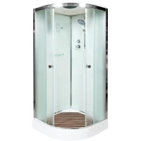 Душевая кабина 80x80x220 см Deto D08SEL матовое