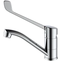 Смеситель для раковины Splenka S08.45 медицинский, локтевой, хром