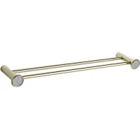 Полотенцедержатель Abber Glanz AA1H53SG 65,1 см, двойной, золотой