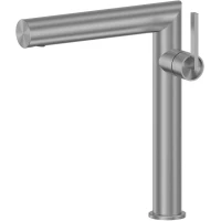 Смеситель для раковины Abber Perfekte 316 AF8A11BGG-L оружейная сталь матовый