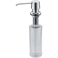 Дозатор для жидкого мыла Zorg ZR-20 CR 350 мл, встраиваемый, для кухни, хром