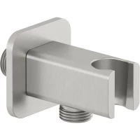 Подключение для душевого шланга с держателем Kludi A-QA 65568N5-00 никель матовый