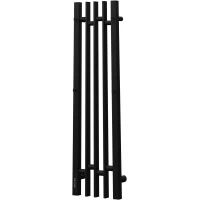 Полотенцесушитель электрический Point Фрея П2 PN20738B 800x210, диммер левый, черный матовый