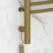 Полотенцесушитель электрический 1000x400 состаренная бронза МЭМ левый Сунержа Богема с полкой 3.0 05-5806-1040 - 3