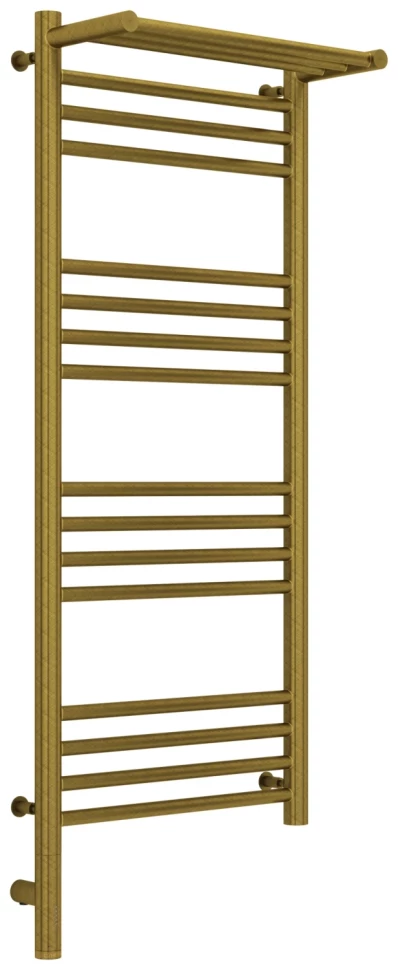 

Полотенцесушитель электрический 1000x400 состаренная бронза МЭМ левый Сунержа Богема с полкой 3.0 05-5806-1040