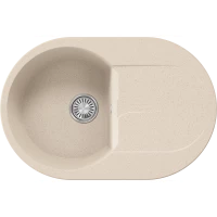 Кухонная мойка Polygran Atol-760 кремовый 854857