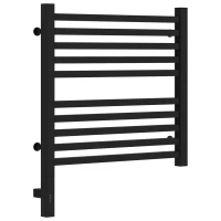 Полотенцесушитель электрический 500x500 черный матовый МЭМ левый Сунержа Модус 3.0 31-5700-5050