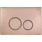 Смывная клавиша AltroBagno розовое золото матовый/глянцевый хром/розовое золото матовый PFP 005FQ - 1