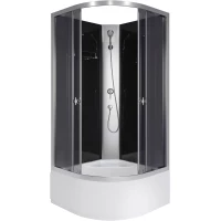 Душевая кабина 90x90x195 см Niagara E90/40/TN/BK тонированное                 