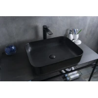 Раковина-чаша GID Bm1304 50x39 см, накладная, черный матовый
