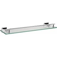 Полка стеклянная Azario Altre AZ-96003 52,5 см, хром