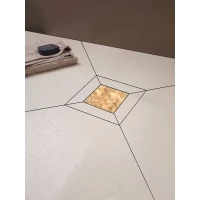 Душевой трап 148x148/50*75*110 мм под плитку Berges Zentrum Keramik 093466