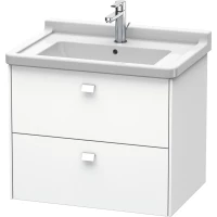 Тумба белый матовый 67 см Duravit Brioso BR414101818
